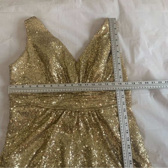 Custom  made gold dress womans - Picture 7 of 12